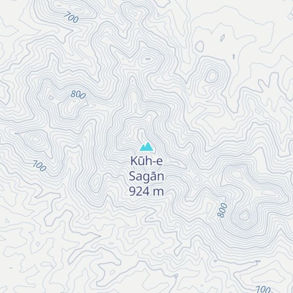 Map of Kūh-e Sagān