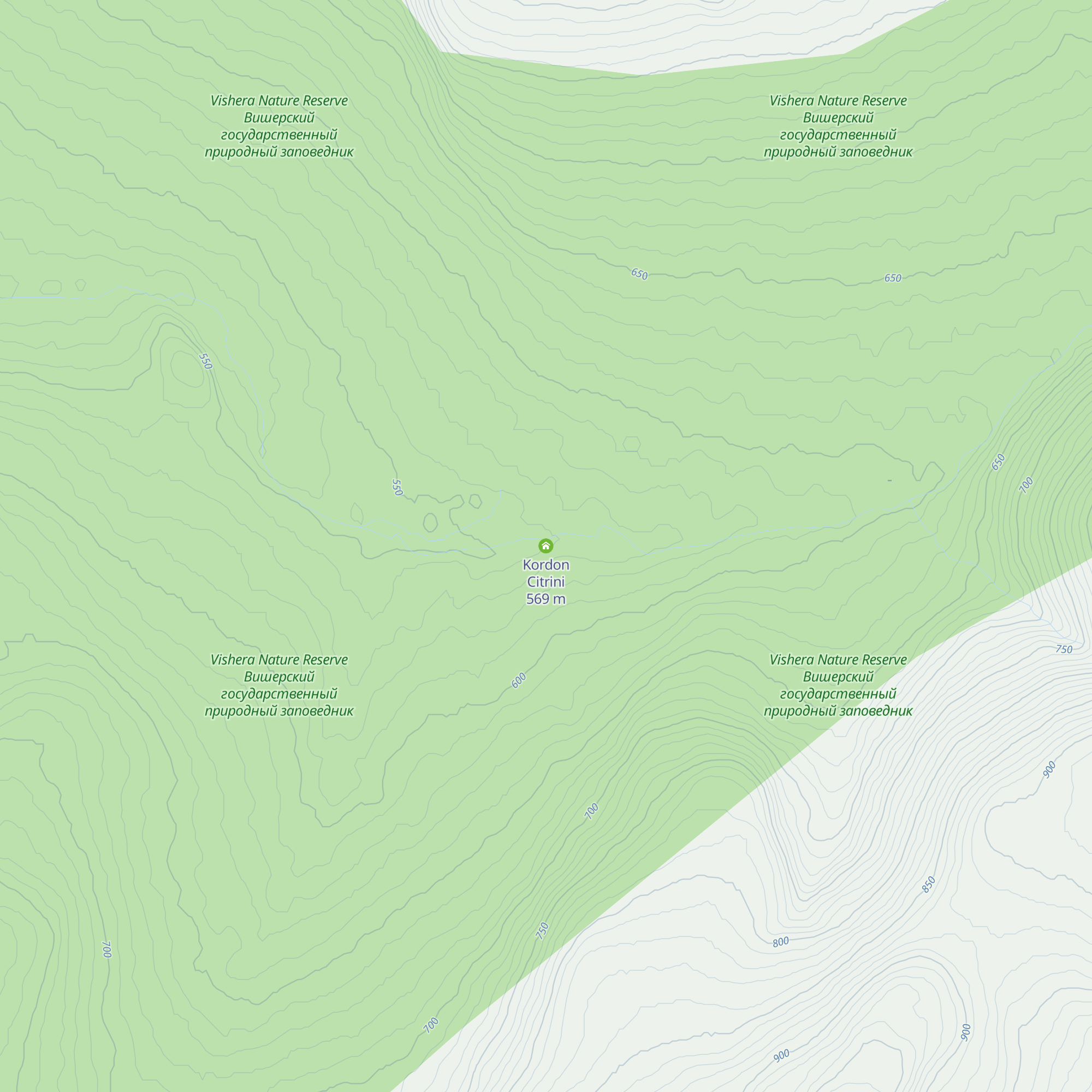 Kordon Citrini map