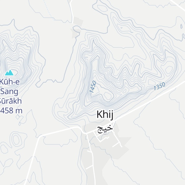 Map of Kūh-e Ghār Ābeleh
