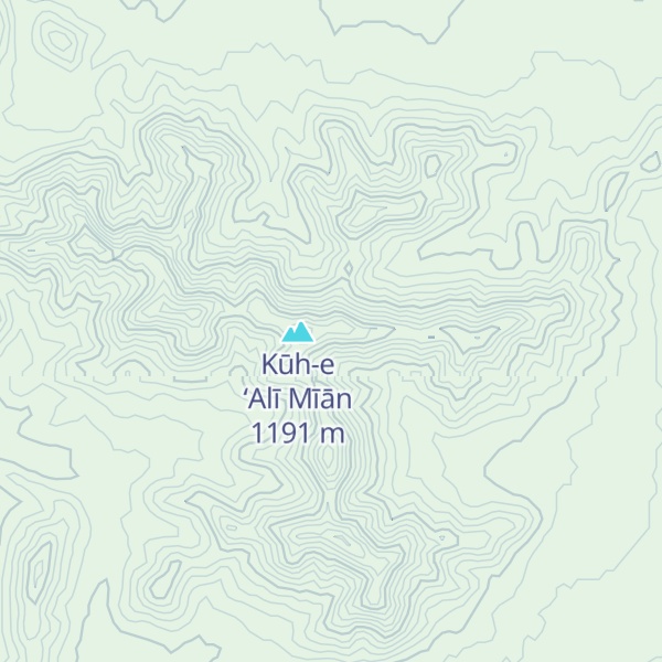 Map of Kūh-e ‘Alīmīān