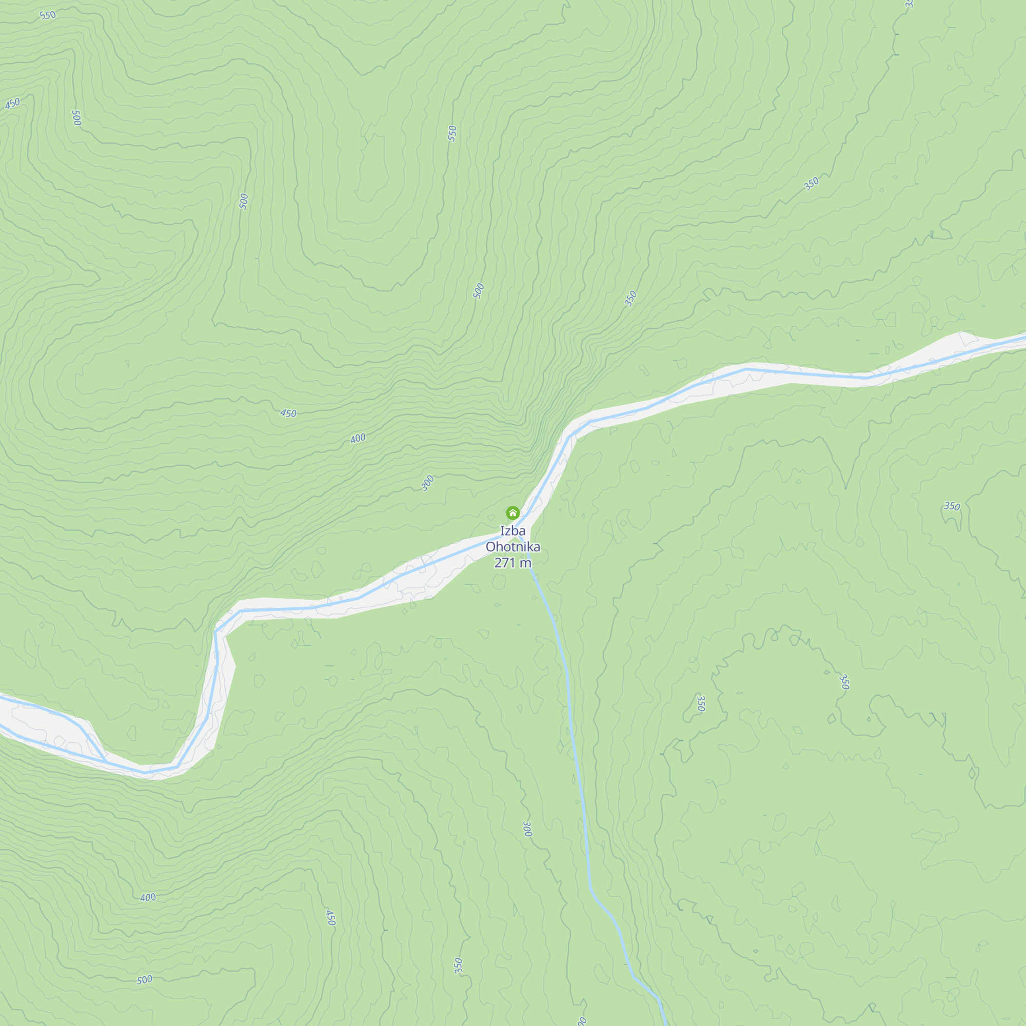 Izba Ohotnika map