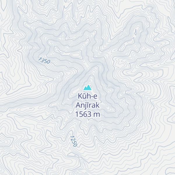 Map of Kūh-e Anjīrak