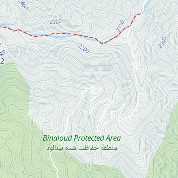 Map of Kūh-e Talkhī