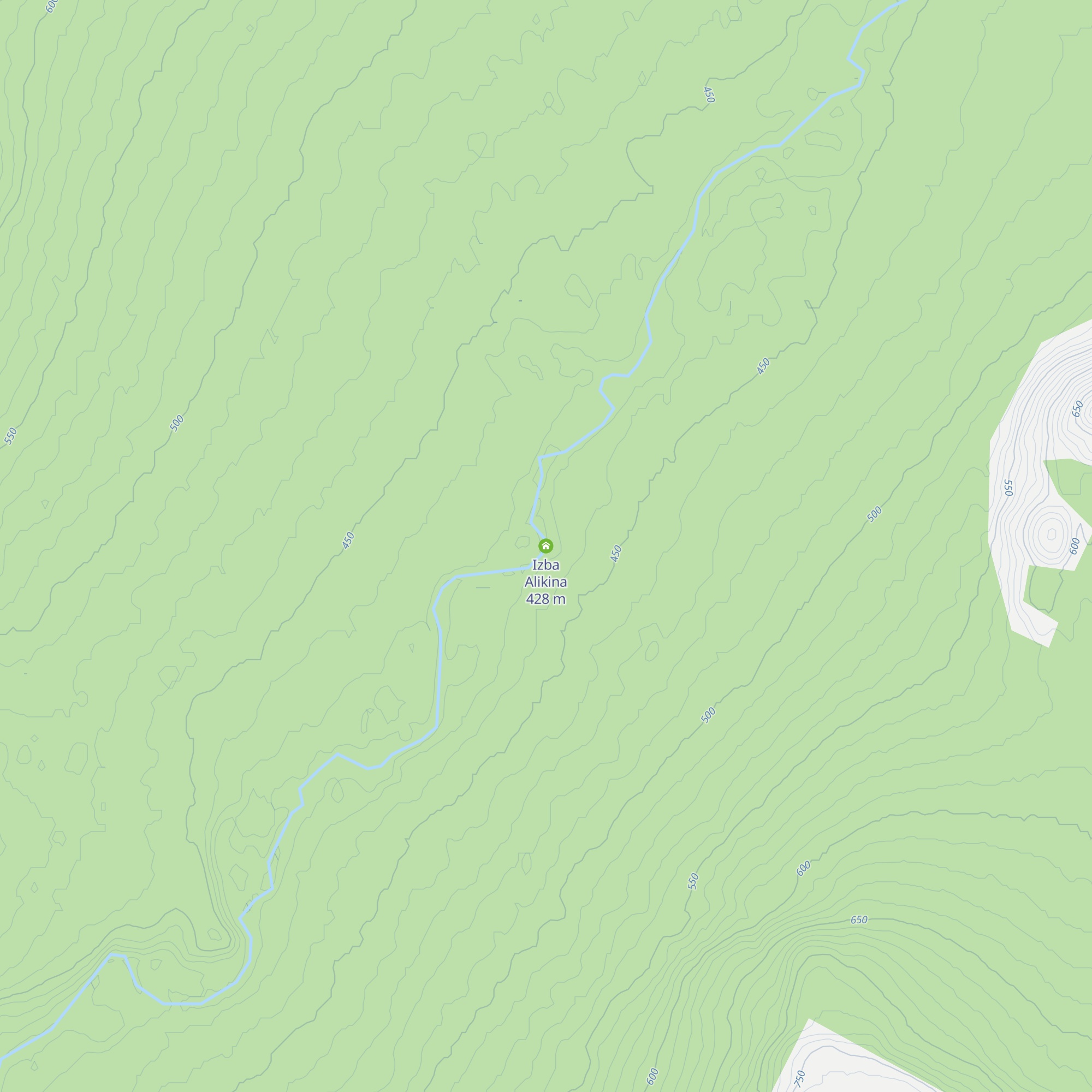 Izba Alikina map