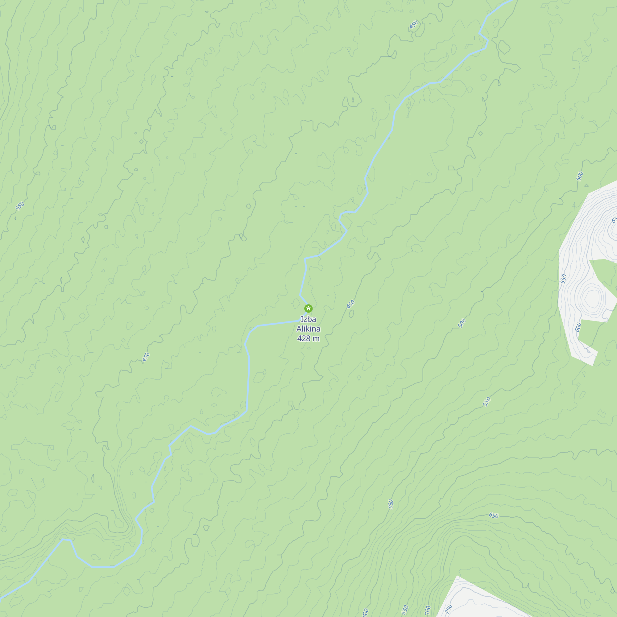 Izba Alikina map