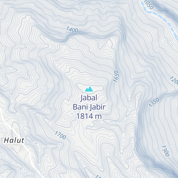 Map of Jabal Bani Jabir
