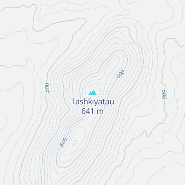 Map of Tashkiyatau