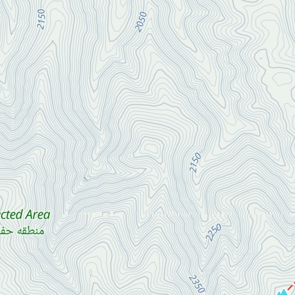 Map of Kūh-e Arat Fāţemeh