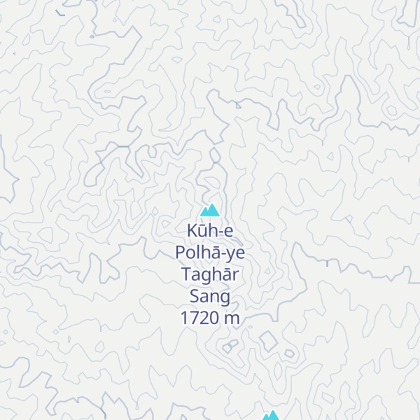 Map of Kūh-e Polhā-ye Taghār Sang