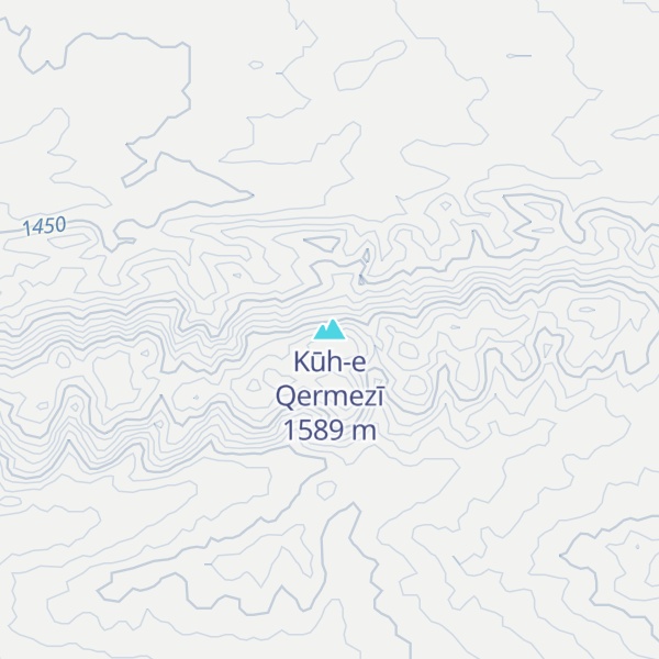 Map of Kūh-e Qermezī