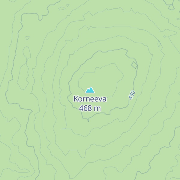 Map of Korneeva