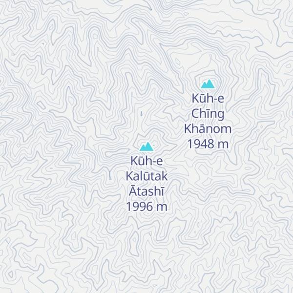 Map of Kūh-e Kalūtak Ātashī