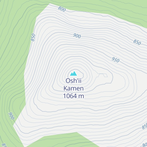 Map of Osh'ii Kamen