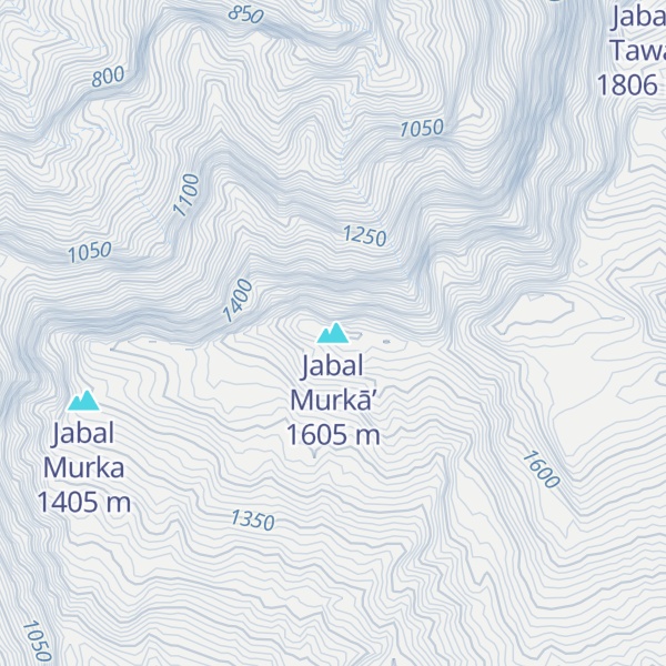 Map of Jabal Murkā’