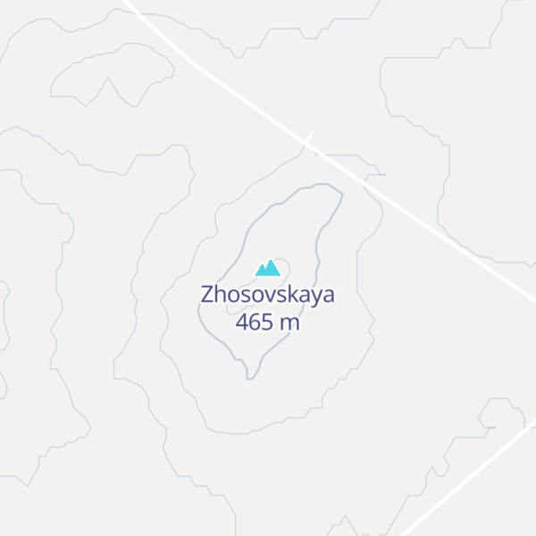 Map of Zhosovskaya