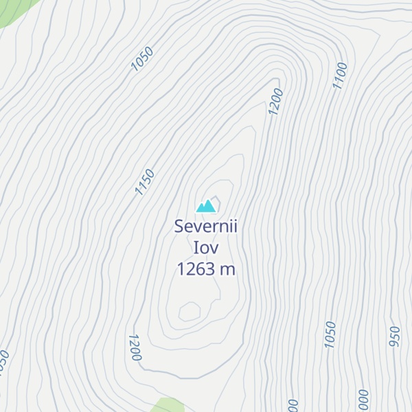 Map of Severnii Iov
