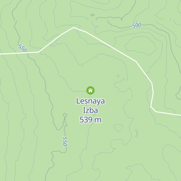 Map of Lesnaya Izba