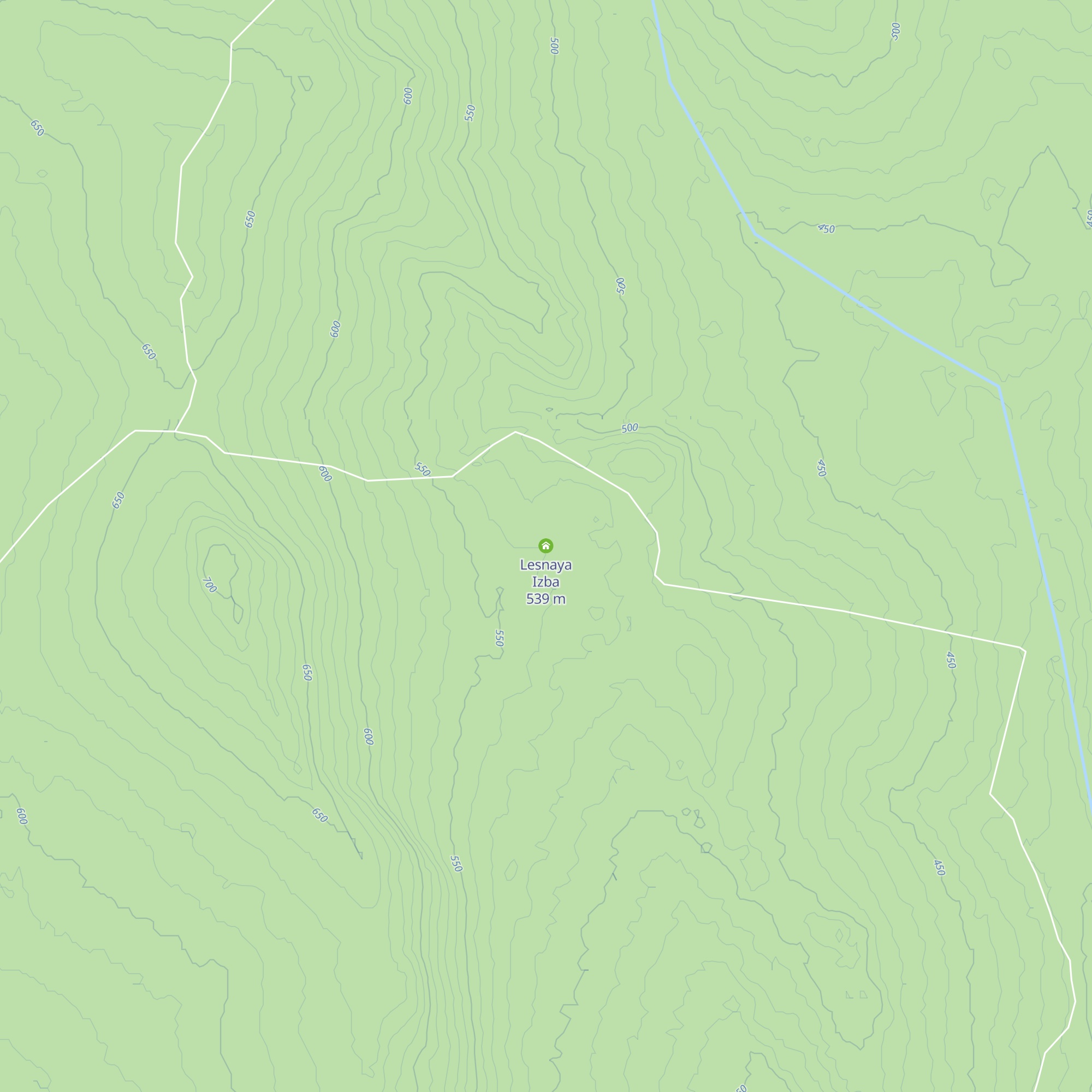 Lesnaya Izba map