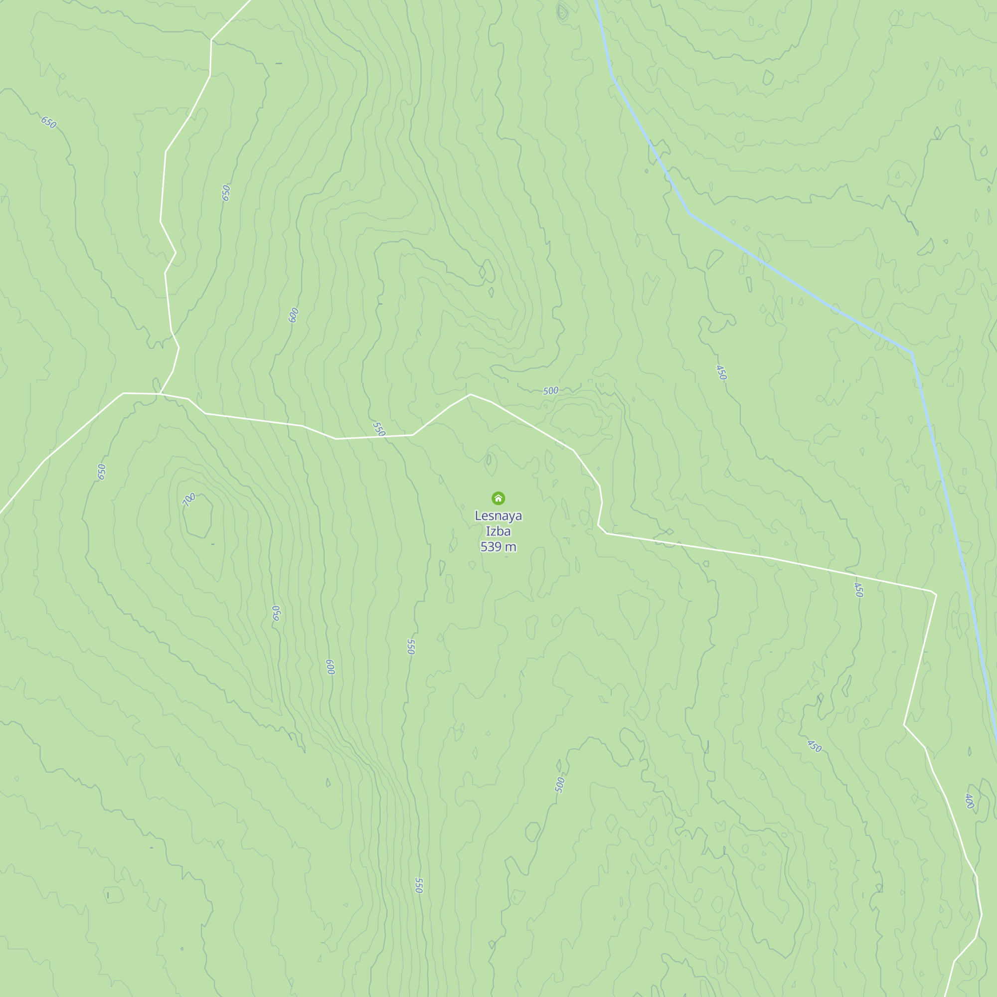 Lesnaya Izba map