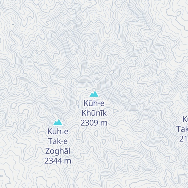 Map of Kūh-e Khūnīk