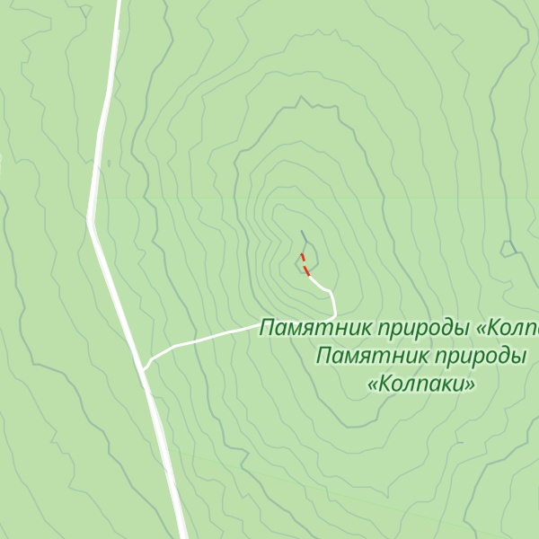 Map of Chertov Palec