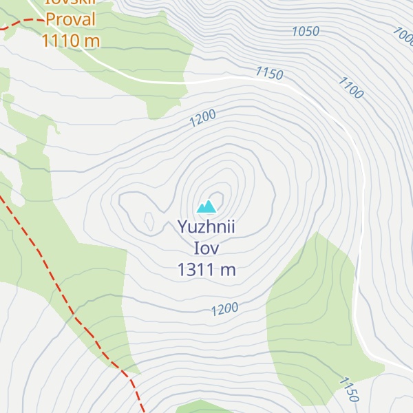 Map of Yuzhnii Iov