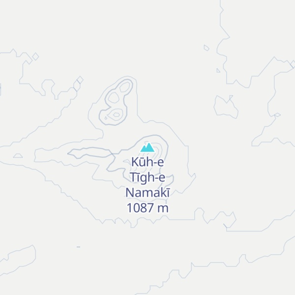 Map of Kūh-e Tīgh-e Namakī