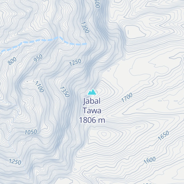 Map of Jabal Tawa