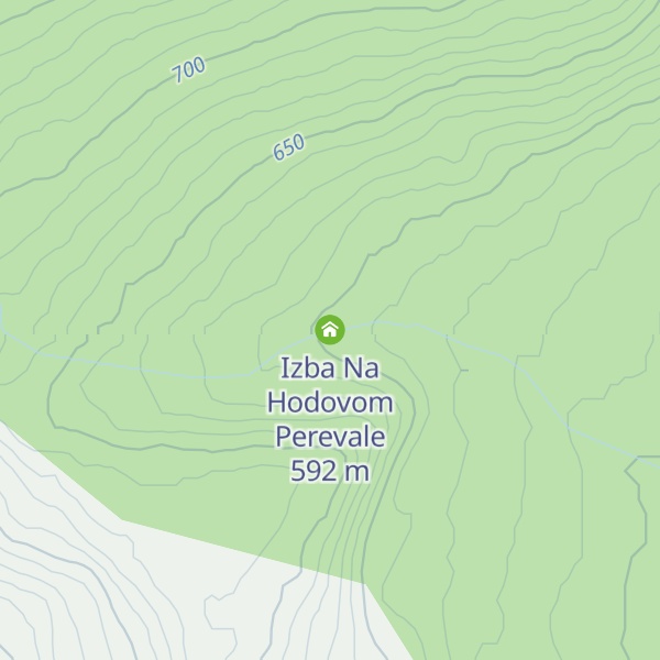 Map of Izba Na Hodovom Perevale