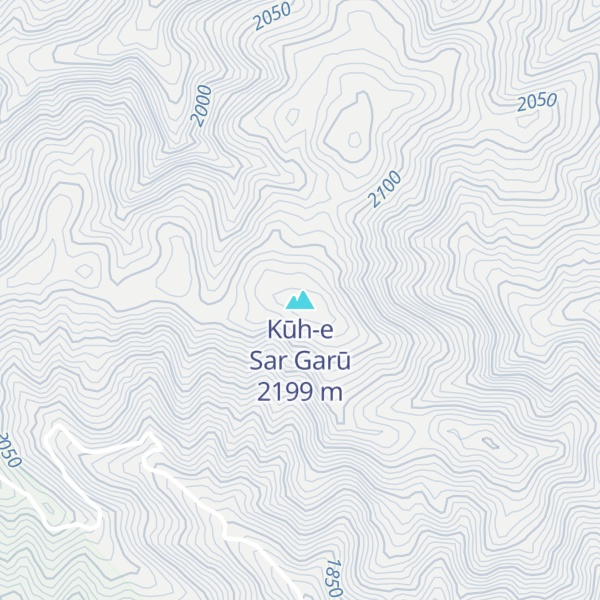 Map of Kūh-e Sar Garū