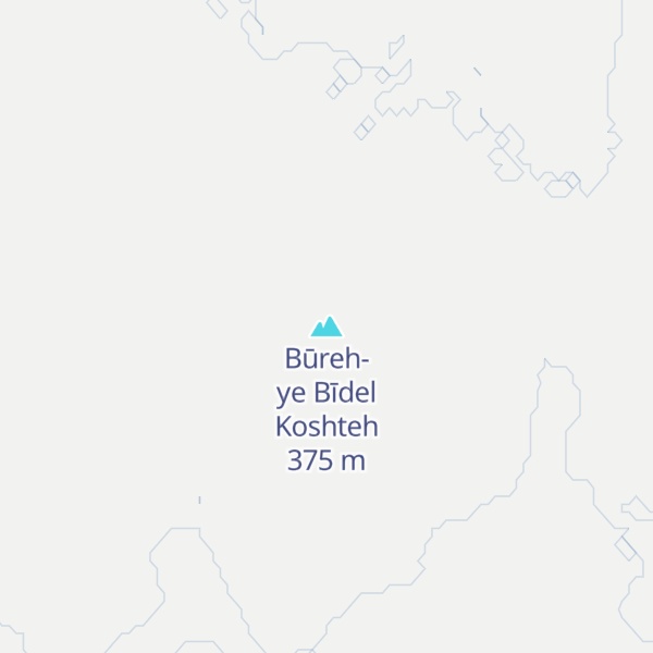 Map of Būreh-ye Bīdel Koshteh
