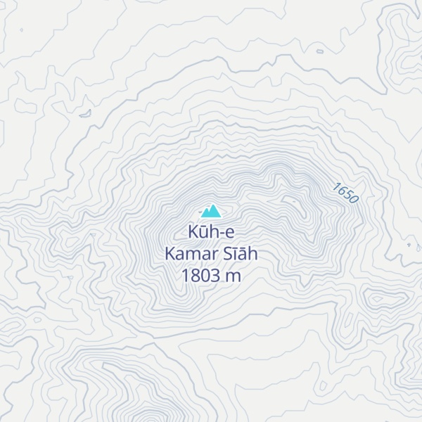 Map of Kūh-e Kamar Sīāh