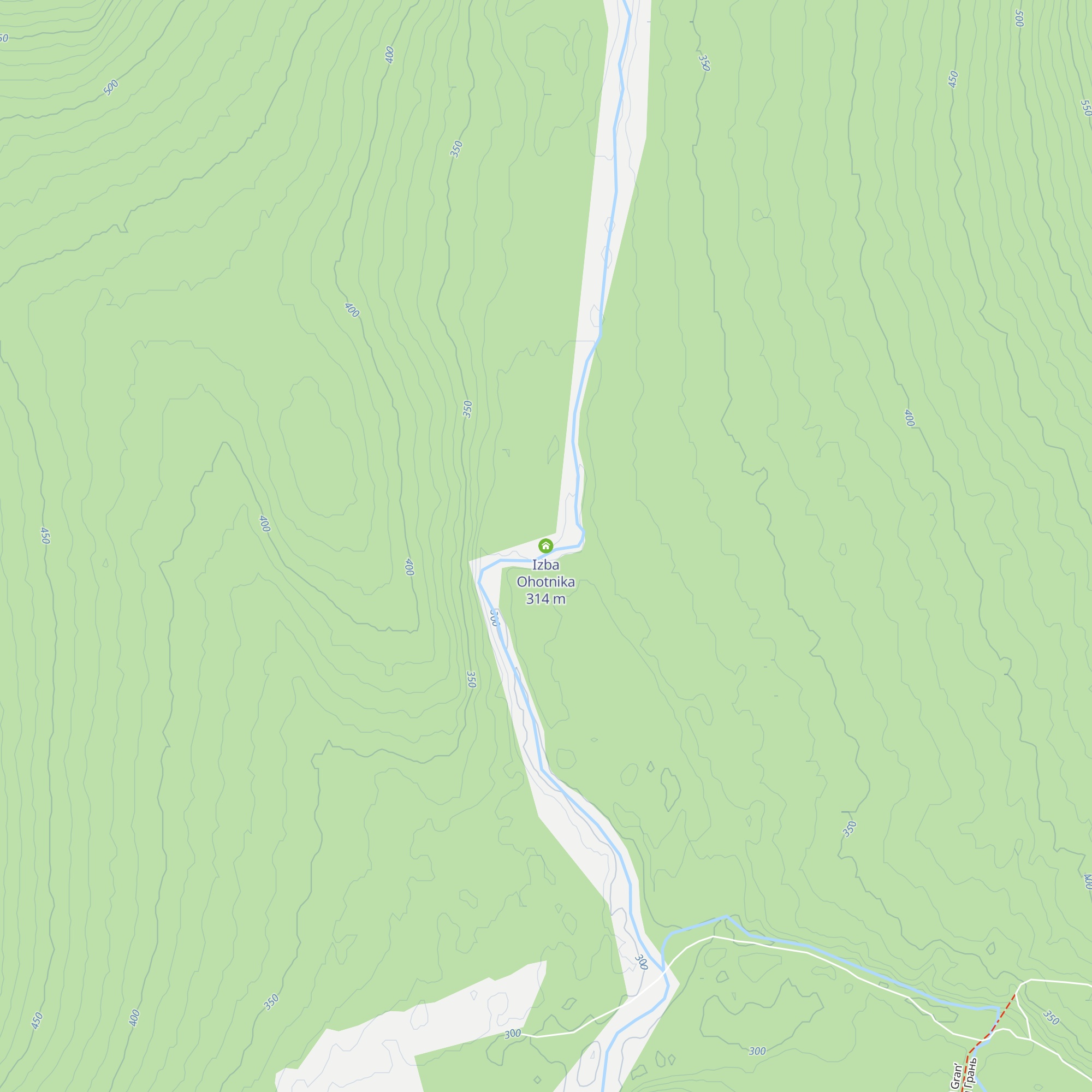 Izba Ohotnika map