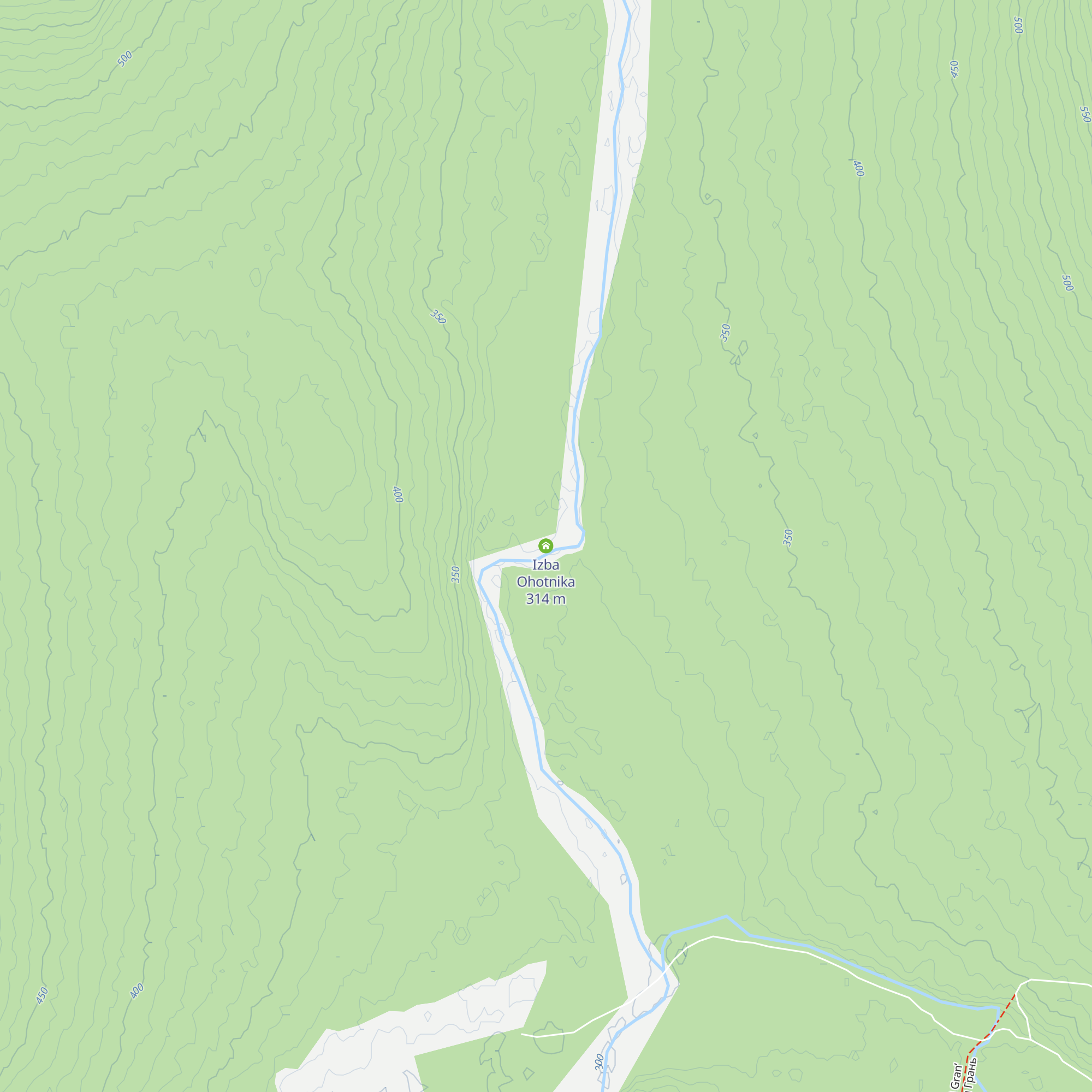 Izba Ohotnika map