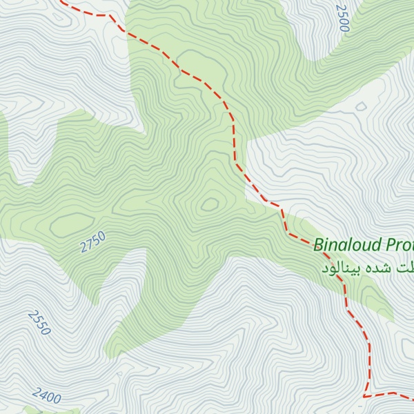 Map of Kūh-e Shesh Gīr
