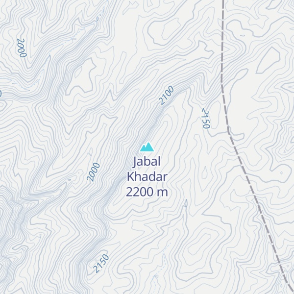 Map of Jabal Khadar