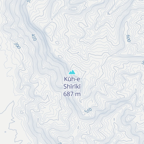 Map of Kūh-e Shīrīkī