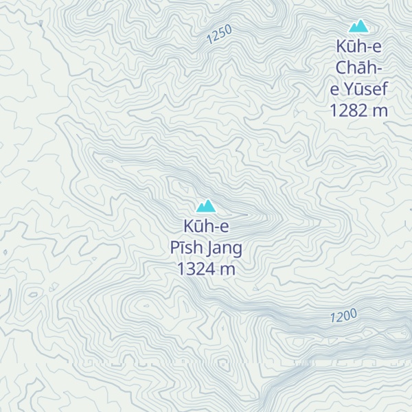 Map of Kūh-e Pīsh Jang