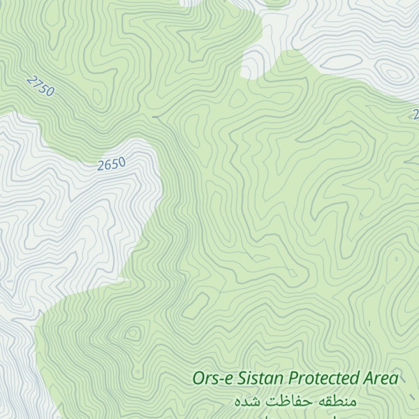 Map of Kūh-e Jahāngīr