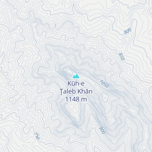 Map of Kūh-e Ţaleb Khān