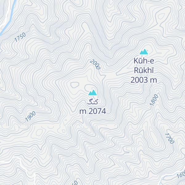 Map of کنگ
