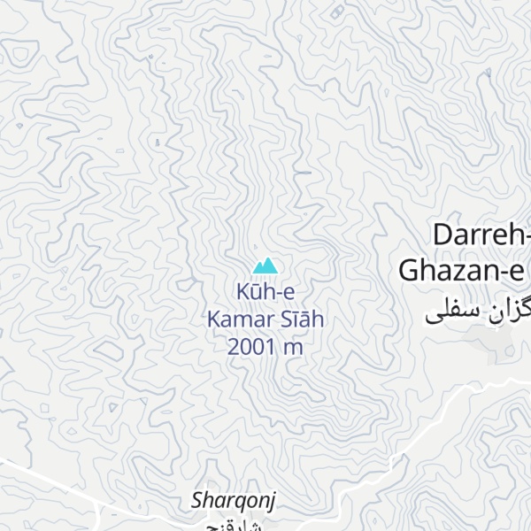 Map of Kūh-e Kamar Sīāh