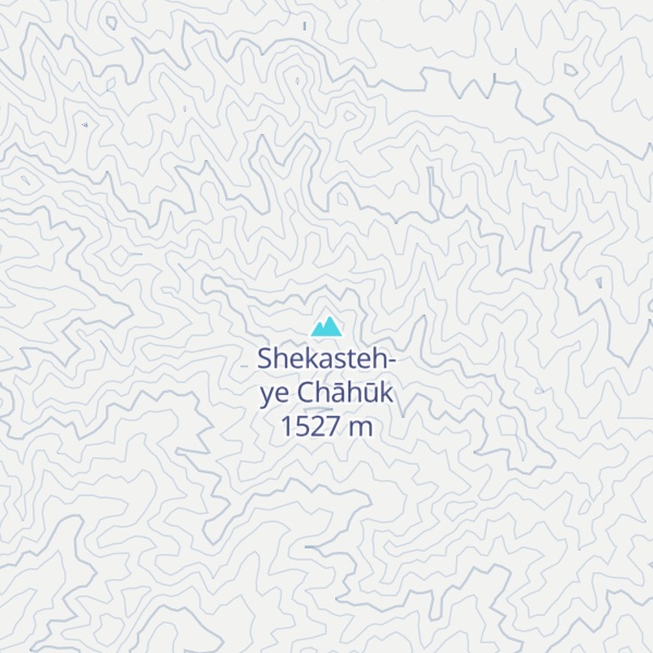 Map of Shekasteh-ye Chāhūk