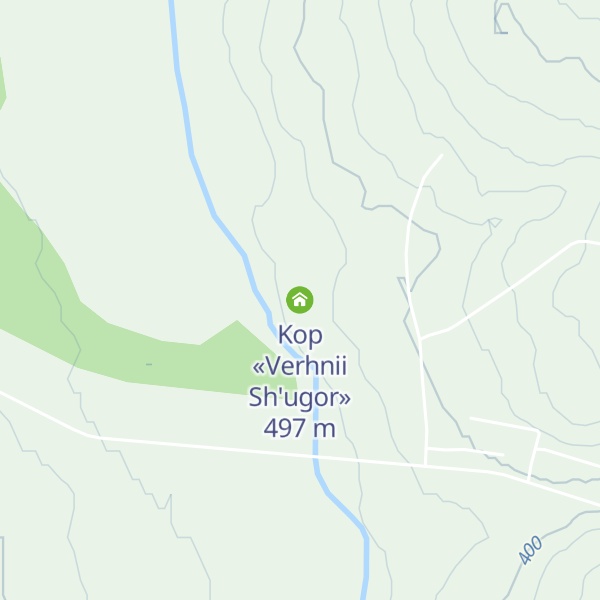 Map of Kop «Verhnii Sh'ugor»