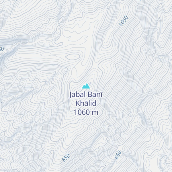Map of Jabal Banī Khālid
