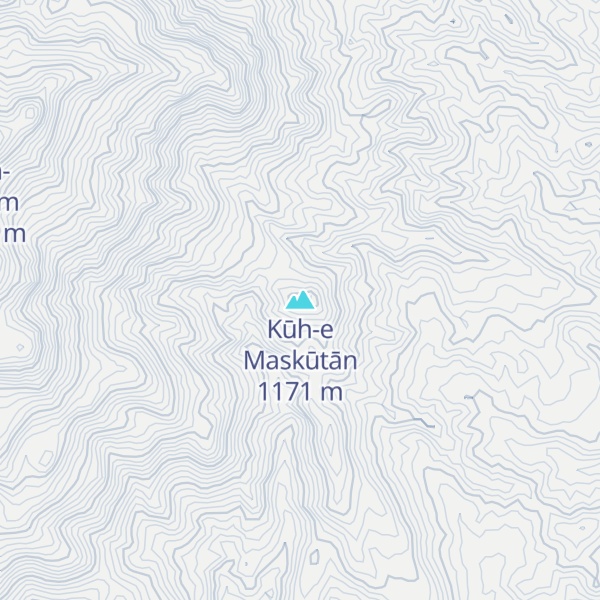 Map of Kūh-e Maskūtān