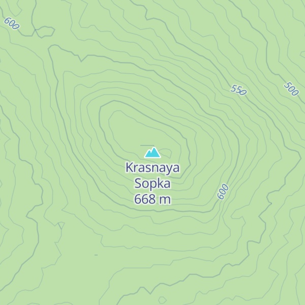 Map of Krasnaya Sopka