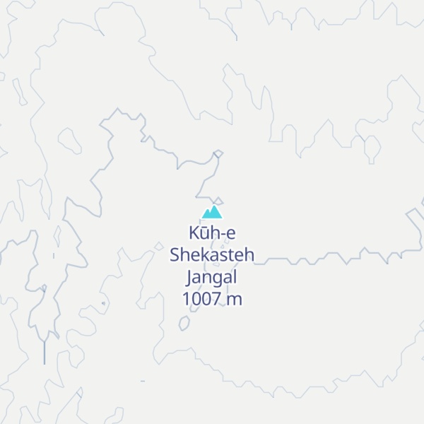 Map of Kūh-e Shekasteh Jangal