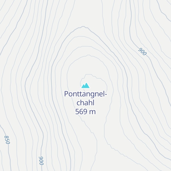 Map of Ponttangnel-chahl