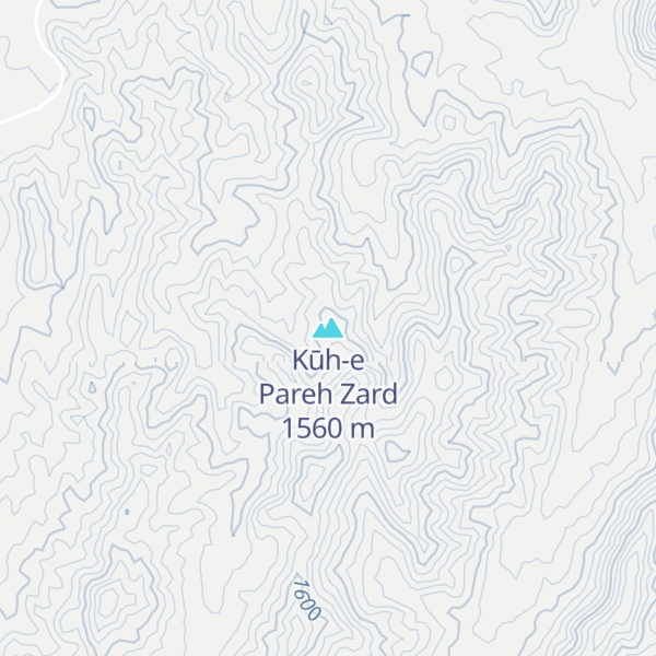 Map of Kūh-e Pareh Zard